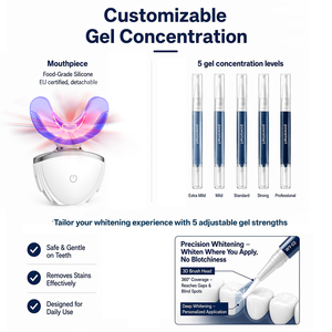 Zahnaufhellungs-Set mit LED und Stift Zahnaufhellungs-Set für Zuhause Zahnaufhellungs-Set <span class=keywords><strong>IP</strong></span> <span class=keywords><strong>X7</strong></span> Zahnaufhellungs-Set Private Label - Product Image 4