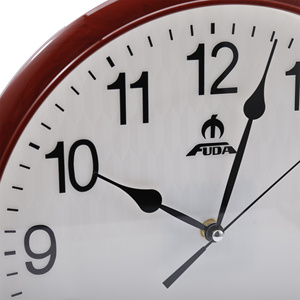 Hiện Đại Đơn Giản Thời Trang Văn Phòng Nhà Đồng Hồ Màu Đỏ Biên Giới Rotundity Đồng Hồ Treo Tường Nhà Máy Giá - Product Image 5