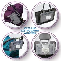 Sac à langer portable de luxe personnalisé BSCI pour nouveau-né, grand format, imperméable, en polyester et nylon, avec matelas à langer pour bébé