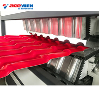 Acemien Machinery completamente automático plástico PVC UPVC español Roma tipo teja que forma la hoja que hace la máquina