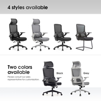 Chaise de bureau ergonomique avec accoudoirs rabattables réglables et support lombaire ajustable, chaise en maille moderne à excellent rapport qualité-prix