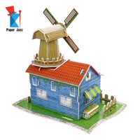 Mini kit de maison modèle à construire soi-même, jouets éducatifs, puzzles, cadeau pour enfants et adultes