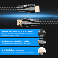Câble HDMI 4k 3d 1.5m 3m 5m câble HDMI 4k 18gbps plaqué or câble vidéo HDMI avec Ethernet