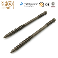 Vis à bois cachées XINRUIFENG FASTENER à double filetage, pointe étoilée TORX 15, pour tête de cylindre, bois structurel