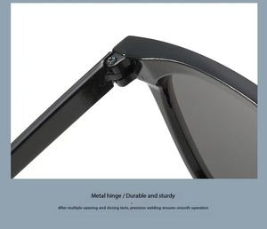 แว่นกันแดดเลนส์ UV400 รุ่นใหม่ขายดีที่สุดประจำปี 2025 แฟชั่นสตรีทสุดฮิตบนอินเทอร์เน็ต  วัสดุ PC สำหรับถ่ายภาพ - Product Image 4