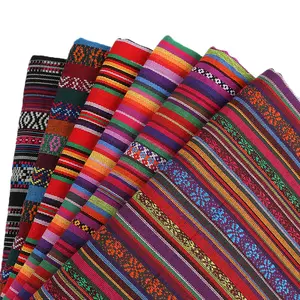 गृह सजावट असबाब सिलाई सामग्री कपड़ा कपास पोशाक कपड़े विंटेज जातीय शैली भविष्य सोफे कपड़े