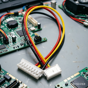 カスタムアルミワイヤーハーネスアダプター オス・メス 6ピン ジャンパーコネクターケーブルアセンブリ 自動車・バイク用 電子機器 PTFE - Product Image 4