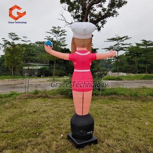 Publicité extérieure personnalisée Air serveur ballon <span class=keywords><strong>gonflable</strong></span> agitant la main femmes <span class=keywords><strong>Skydancer</strong></span> pour la Promotion - Product Image 6