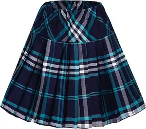 Wholesale School Girls Women's Pleated Skirt School Uniform Mini Skirts