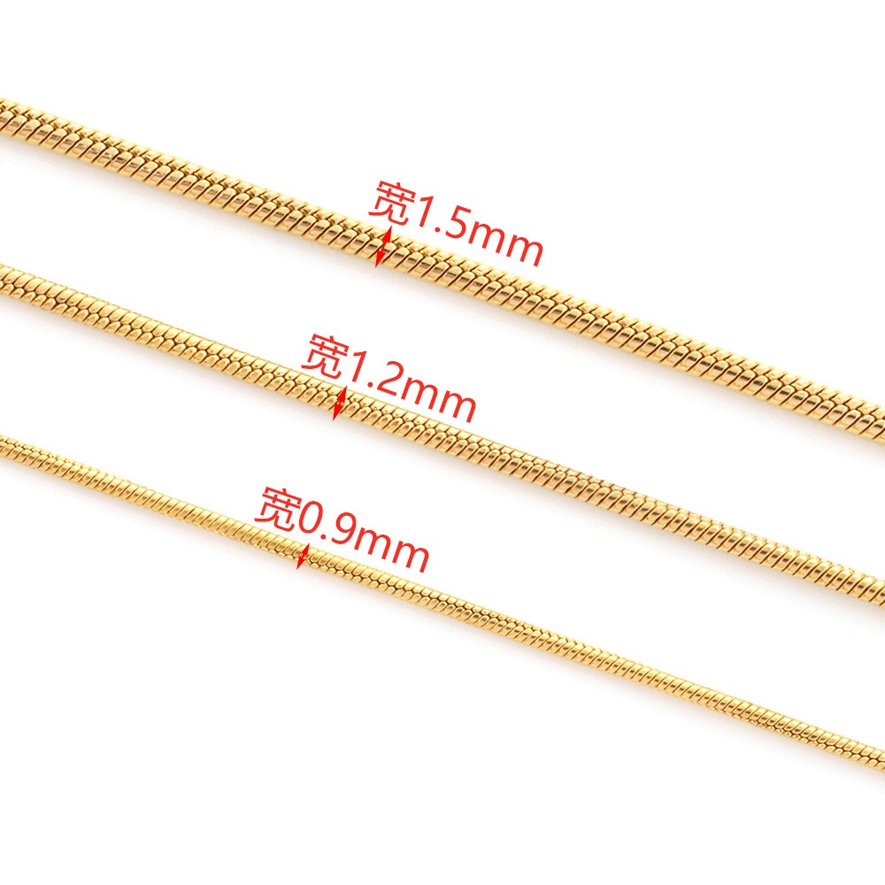 snake chain gold plated tarnish free