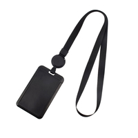 Badges d'identification personnalisables en tissu satiné de polyester, lanières pour enseignants, étui de téléphone de luxe à bandoulière avec pochette et crochet