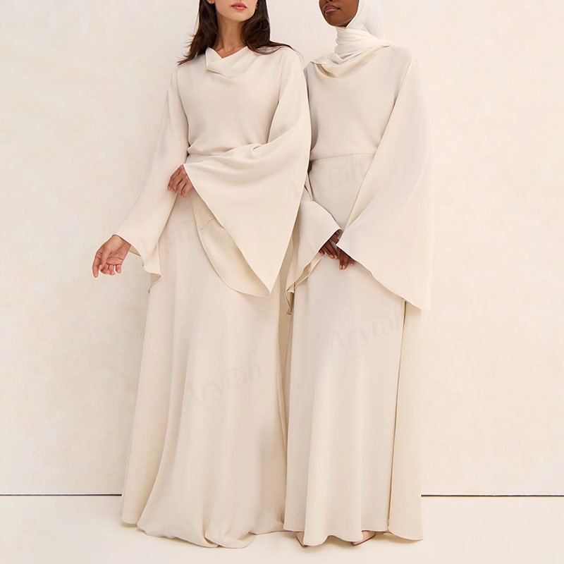 jackie kennedy inauguration dress beige Empire-Waist Long Satin Prom Dress with Cowl Neckline Jasmine Yellow / XLarge