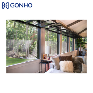 Gonho bán buôn siêu chất lượng Thiết kế hiện đại phong cách Mỹ giá nhập khẩu nhôm DỌC Bifold cửa sổ và cửa ra vào - Product Image 2