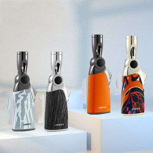 Encendedor de soplete de <span class=keywords><strong>gas</strong></span> butano al por mayor para fumar cigarros Cocina Barbacoa con llama de chorro a prueba de viento - Product Image 3