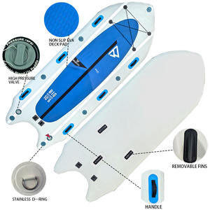 Planche de paddle gonflable bleue ACEHERO AH26-BB tendance et très vendue, en PVC, stable, écologique, pliable, pour enfants, haute performance pour le <span class=keywords><strong>surf</strong></span> - Product Image 3