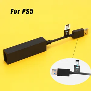 SONY PS5 USB3.0オス-メスミニカメラアダプターゲームアクセサリーと互換性のあるPS5VRアダプターケーブル用