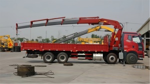 Autres camions, camion-grue lourd, grue de 10 tonnes, camion-grue 6x4, véhicule de transport spécial, fuselage robuste, boîte épaisse de 8 mm assurant la solidité - Product Image 3