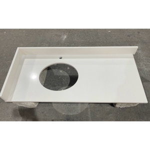 Encimeras de Cuarzo Blanco de Alta Calidad, Modernas y Sencillas, para Mesas de Centro y Baños - Product Image 4