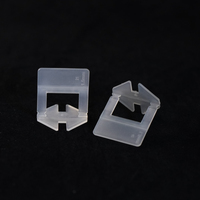 Système de nivellement de carreaux de céramique solide de 1.5mm pince dispositif de nivellement réutilisable Base plastique PP joint entretoise pour appartement facile
