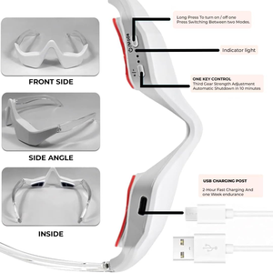 משקפי עיסוי חשמליים לטיפוח העיניים עם רטט להרגעה, מחיר סיטונאי מהמפעל לשנת 2026 - Product Image 3