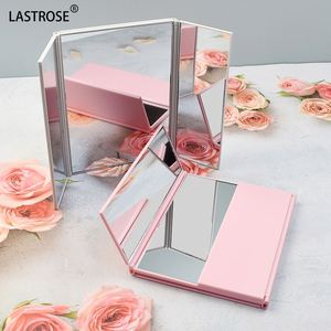 High-Definition Portable Triple Fold Plastic <b>Makeup</b> Mirror Handheld Cosmetic <b>Tool</b> - Product Image 6