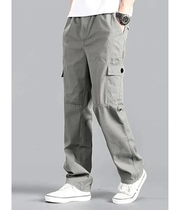 Pantalones Cargo Casuales para Hombre, Transpirables, de Secado Rápido, Cintura Elástica, Ligeros, Ecológicos, Cintura Alta Elástica, Corte Holgado, Deportivos - Product Image 3