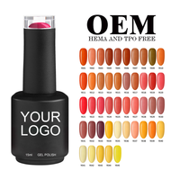 HEMA TPO-Vernis à Ongles Gel de Couleur UV Marque OEM avec Lumière UV Gratuite pour Ongles Colorés