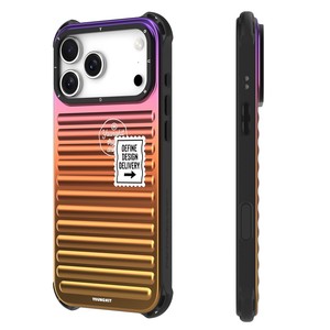 เคสโทรศัพท์ <span class=keywords><strong>YOUNGKIT</strong></span> สำหรับ iPhone 17 Pro Max แบบกระเป๋าเดินทาง วัสดุ TPU + อะลูมิเนียมอัลลอยด์ ลายไล่สีเลเซอร์ - Product Image 2