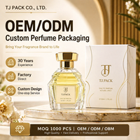 Boîte d'emballage de parfum de luxe personnalisée, boîte d'emballage de parfum pour flacon de parfum vide de 100 ml, 50 ml, 30 ml