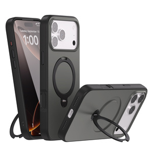 Vòng xoay Bracket từ trường hợp điện thoại cho <span class=keywords><strong>Iphone</strong></span> 17 có thể tháo rời Kim Loại phím chống sốc trường hợp điện thoại cho <span class=keywords><strong>Iphone</strong></span> 17 Pro Max 17 không khí - Product Image 2