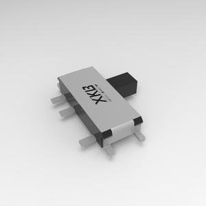 Interruptor Deslizante SPDT de Ángulo Recto SMD XKB Connection SK-3296S-01-L2, 50mA, 12V, 7.8x2.75mm, Actuador Negro, ROHS - Product Image 1