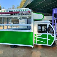 Tricycle Chariot à Glaces, Voiture de Vente de Restauration Rapide, Camion de Restauration, Bus Électrique pour Pain, Café, Hamburgers pour Centres Commerciaux et Parcs d'Attractions