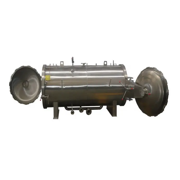 Full Automatic Autoclave Steam Food Sterilizer Retort Machine For Glass Jar Tin Can Food Ham Sausage Bacon