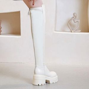 <span class=keywords><strong>Stivali</strong></span> da Donna con Tacco Alto di Grande Taglia, <span class=keywords><strong>Stivali</strong></span> Invernali alla Moda, <span class=keywords><strong>Stivali</strong></span> con Piattaforma Traspirante - Product Image 3