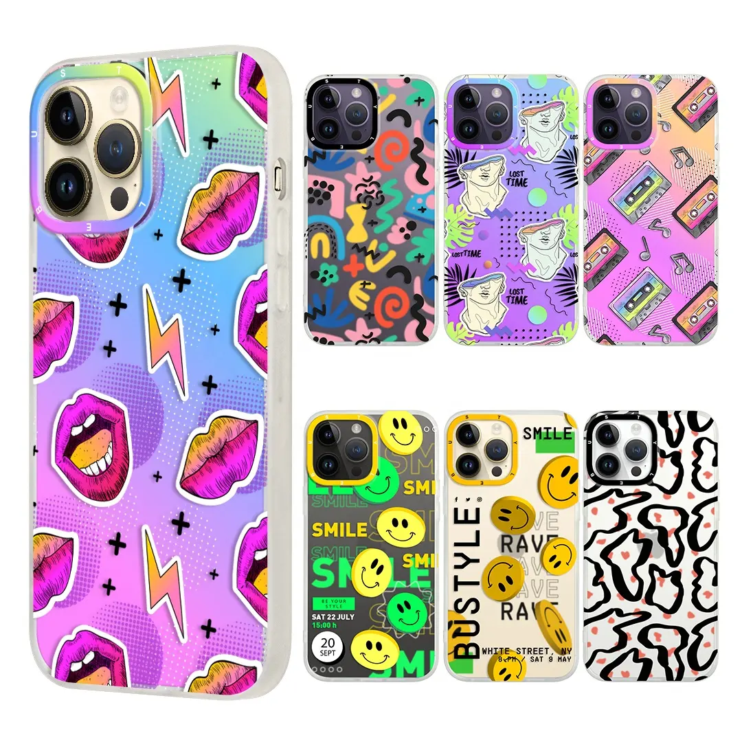Street Fashion Sublimation Frosted 3d Phonecase for Apple iPhone 14 Plus 13 12 Pro Max Unique designs Printed Phone Cover Case
