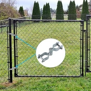 Klem Logam Panel Pagar Rantai 1-5/8 inci untuk Dijual, Pagar Rantai Kandang Anjing - Product Image 4