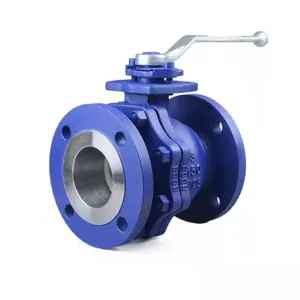 150LB 3 Inch AISI Cast Steel Handle Flanged Ball Valve