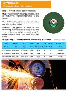 <span class=keywords><strong>NRT</strong></span> ha tagliato il disco 14 in per steelfg inossidabile disco da taglio verde di alta qualità per metallo - Product Image 6