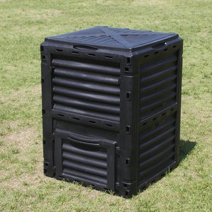 plastic garden worm compost bin outdoor 300L waste compost bin large capacity compost tumbler bin wholesale