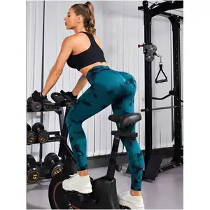 Tinggi Sekolah gadis Usa Xxx seksi wanita legging Gym kualitas hangat Pantyhose/ketat tanpa jahitan depan bulu bergaris Camo Gym Legging
