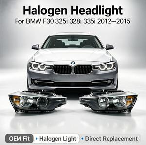 Conjunto de Faros Halógenos Remanufacturados para BMW Serie 3 F30 F31 2012-2018 - Product Image 2