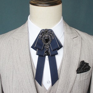 Direct usine 11*19cm Nœuds papillon unis teints pour hommes, style européen et américain, pour accessoires de <span class=keywords><strong>mariage</strong></span> et de spectacle - Product Image 4
