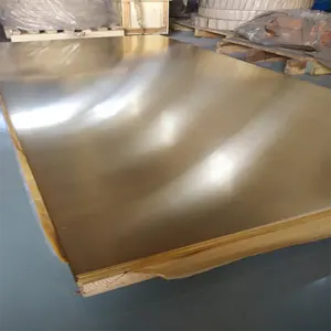 Factory Direct Sale 6mm 8mm 10mm H65 H62 H90 H85 H80 H75 Brass Plate 99.99% Brass Sheet Can Be Customized