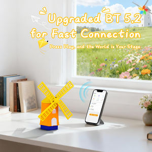 Altavoz Inalámbrico con Molino de Viento de los Países Bajos, Aspas Giratorias, Decoración de Escritorio, Altavoz Inalámbrico para Niños con BT 5.2 y USB Tipo C - Product Image 5