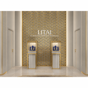 Conception d'aménagement intérieur de bijouterie de style arabe avec vitrines de bijoux haut de gamme - Product Image 3