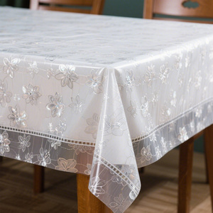 PVC Super Clear Film Nicht vergilben des Grund material für langlebige Tischdecke - Product Image 1