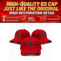 Gorras de Béisbol Bordadas de 5 Paneles de Calidad OEM/ODM G5, Gorras de Gamuza Midnight Club 31, Gorras The Beard para Hombre