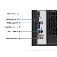 Prix d'usine Nouveau PC de bureau Acer Shadow Knight - Shin 10e génération Intel Core i3-10105 8 Go/16 Go RAM 256 Go/512 Go SSD pour entreprise et bureau