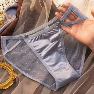 Culottes string sexy taille haute pour femmes grandes tailles, pour les règles, avec soutien-gorge intégré, respirantes, séchage rapide et écologiques - Product Image 4