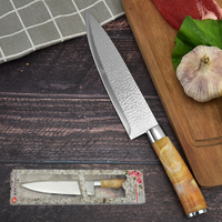 Hot Koop 8 ''Pro Rvs Koken Koksmes Met Ergonomisch Handvat Voor Snijden Vlees Fruit Groenten
